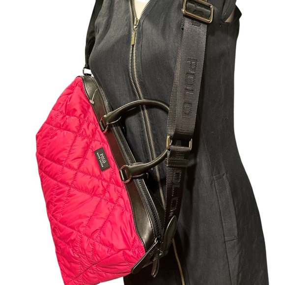 Polo by Ralph Lauren Pink Quilted Tote NWT. - Picture 2 of 9